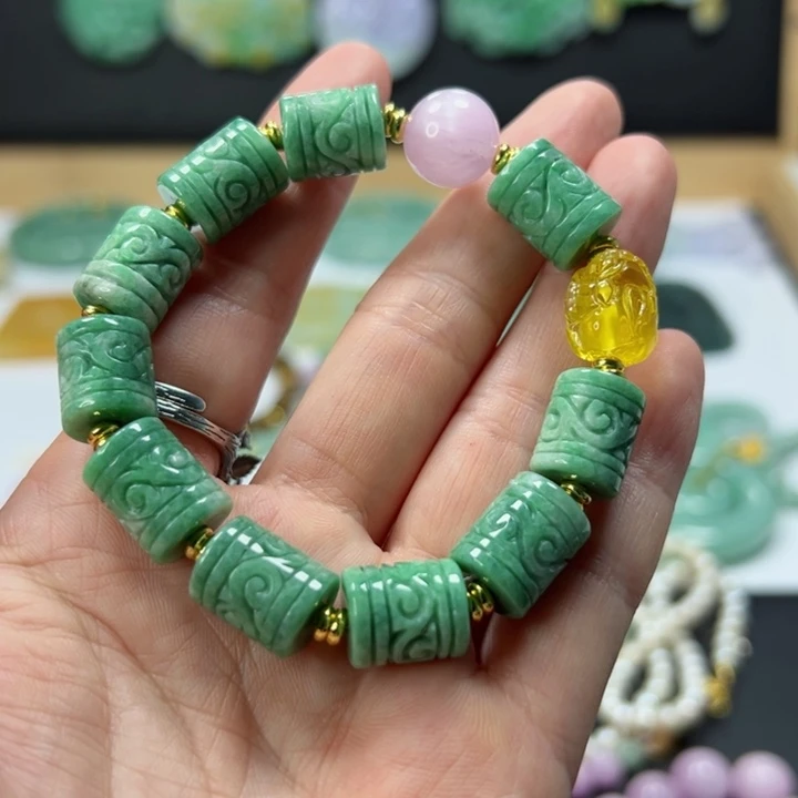 未镶嵌手链翡翠手串