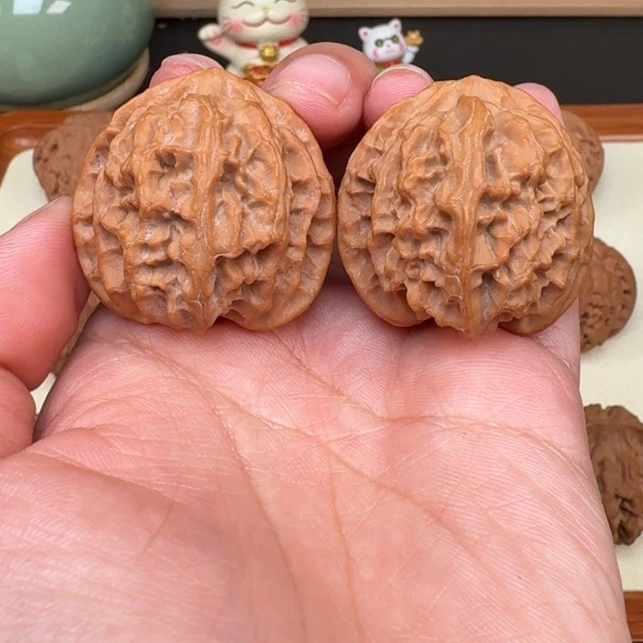 文玩核桃把件全品苹果35.5