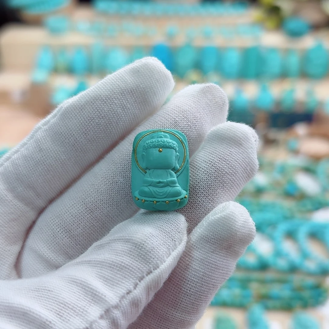 绿松石未镶嵌珠宝奇石