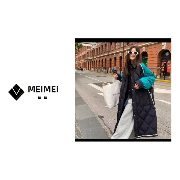 XMM.【两面穿羽绒服】冬季新款时尚宽松一面素雅一面洋气一衣两穿
