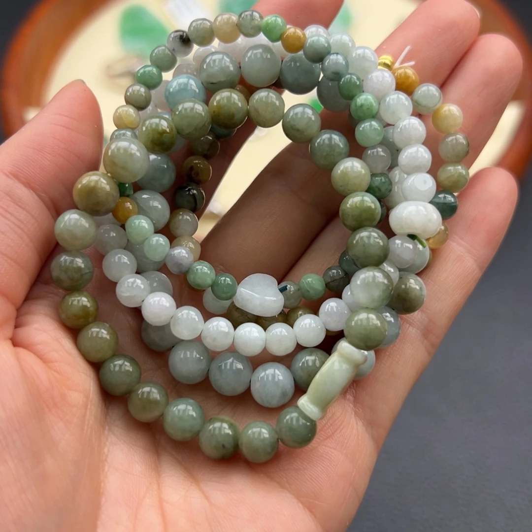 翡翠手链未镶嵌翡翠手串