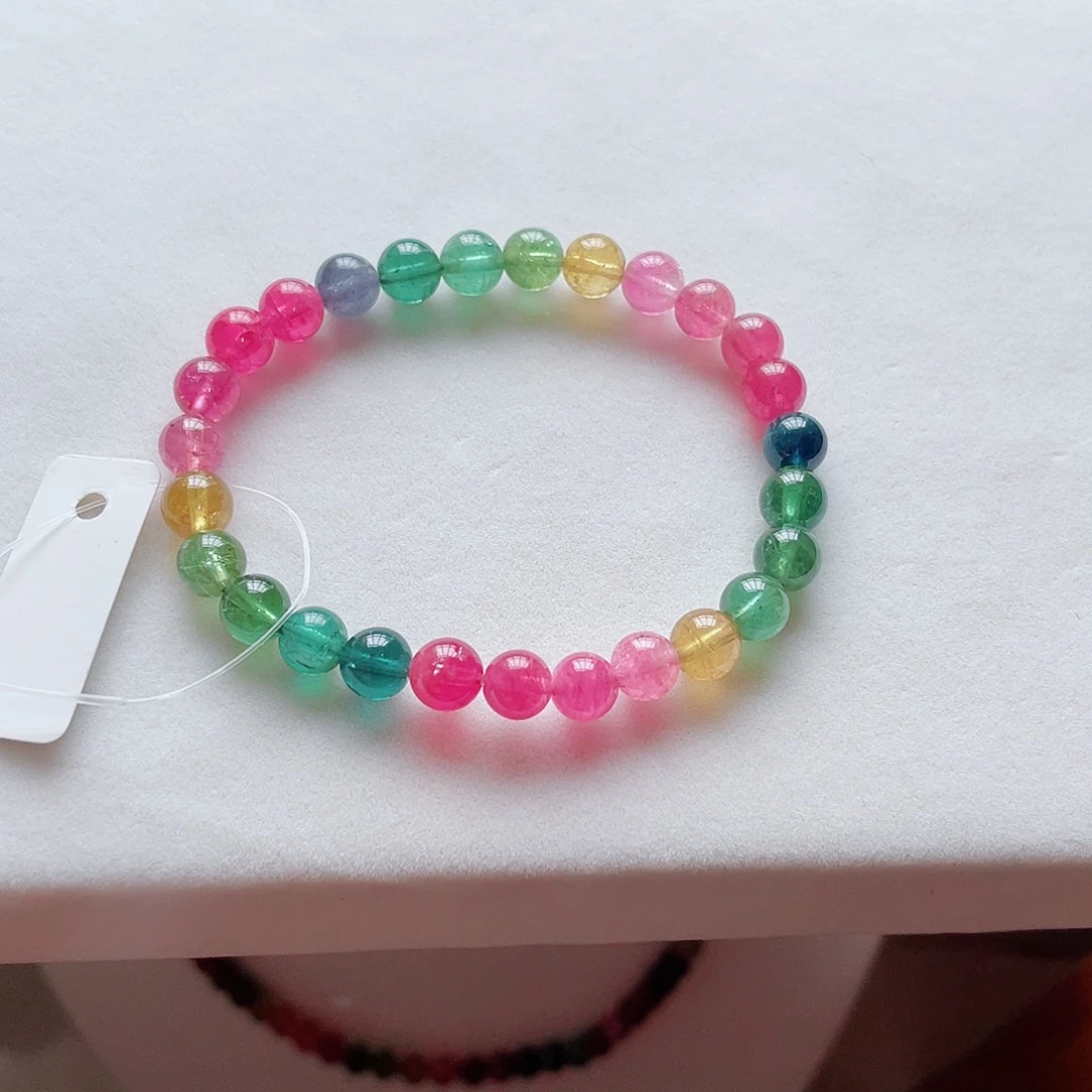 手链未镶嵌碧玺6.8mm左右