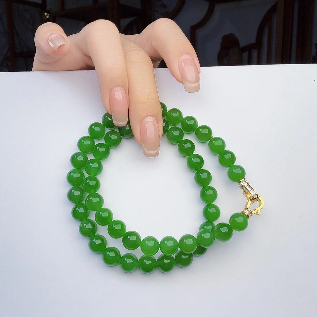 颈饰未镶嵌和田玉（碧玉）抖*