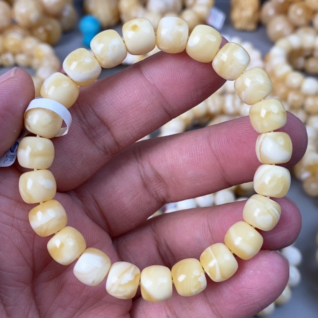 蜜蜡未镶嵌珠宝奇石9.5×9mm 11.9g