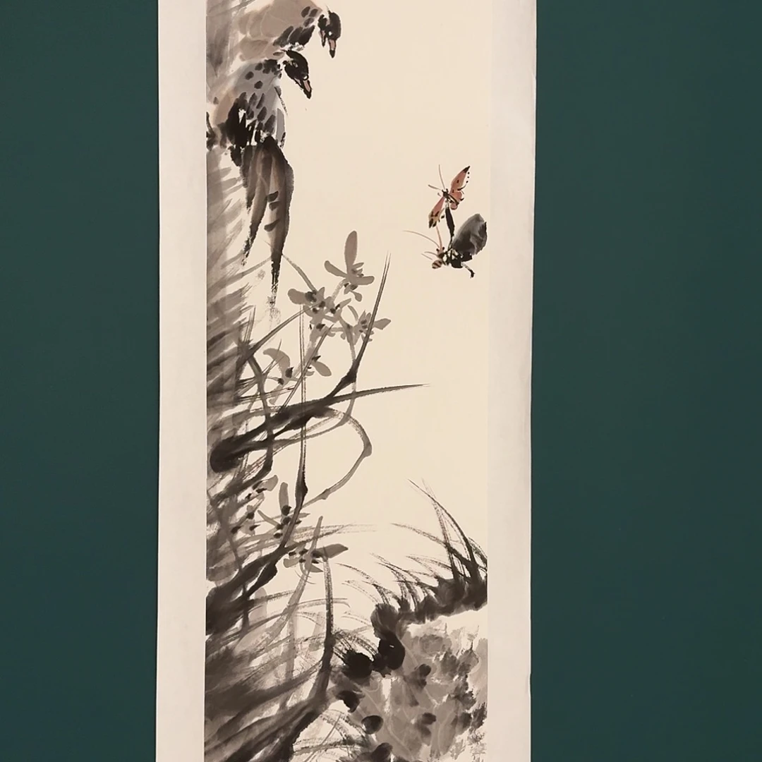 国画溥老师的作品
