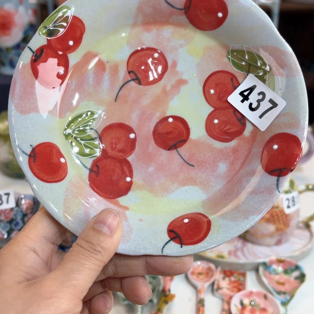 景德镇手绘高温釉下彩陶瓷茶具