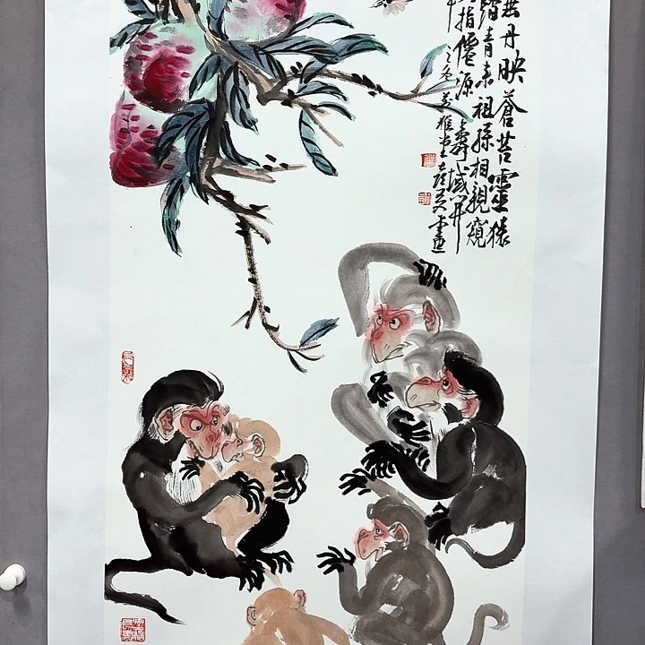 国画亲笔手绘放心去藏