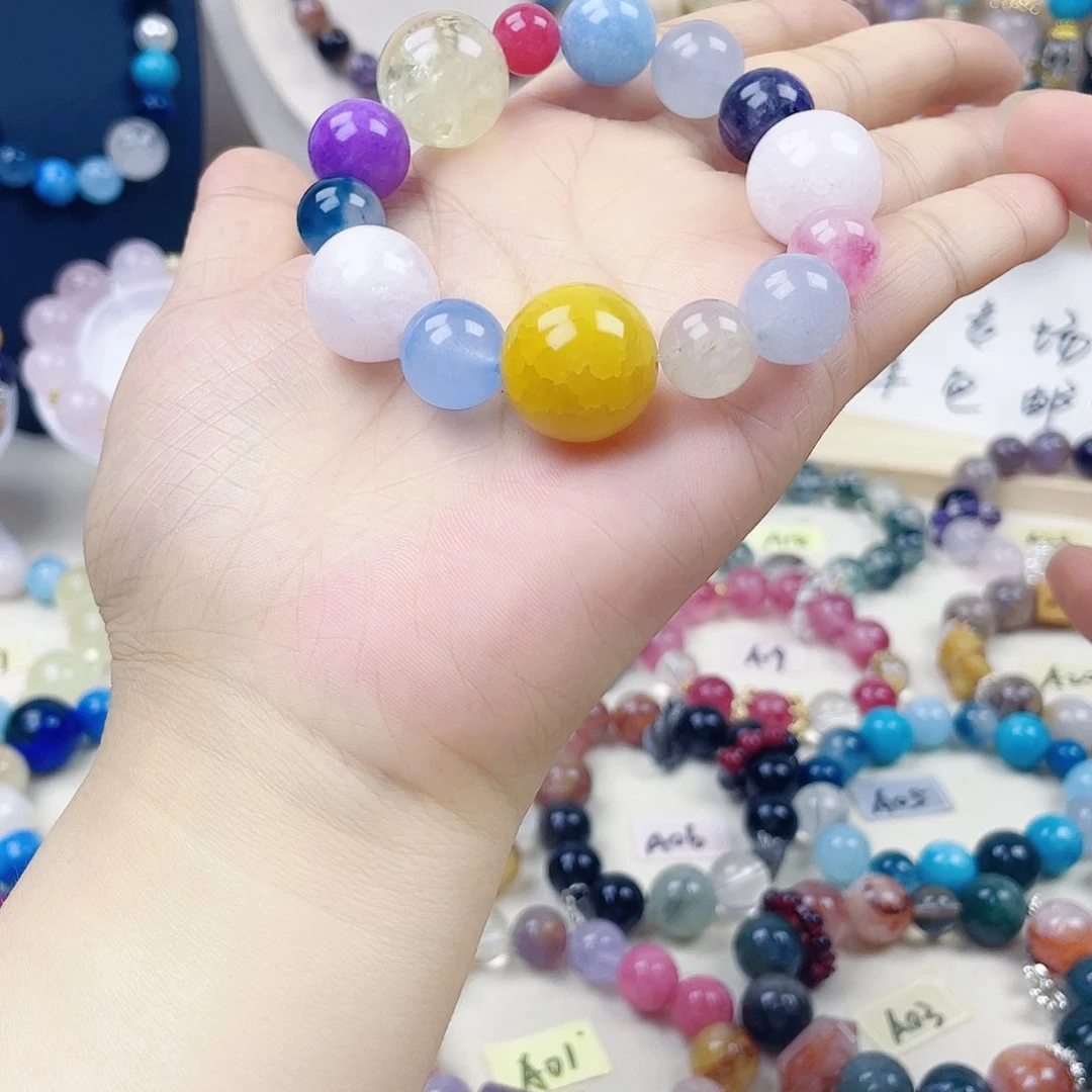 水晶手链银S925镶嵌