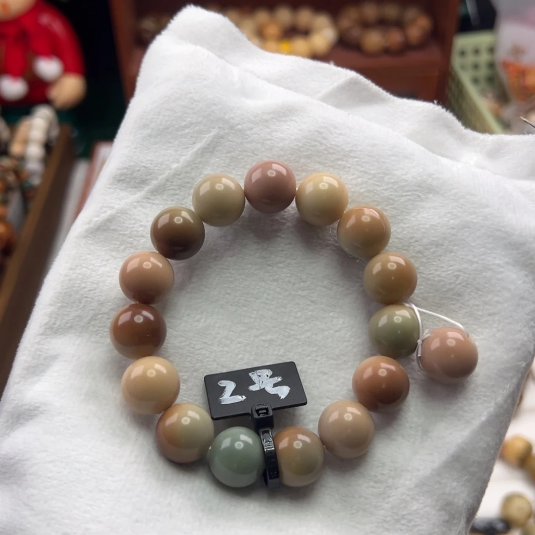 菩提根/象牙果手串卡14圆珠全品2