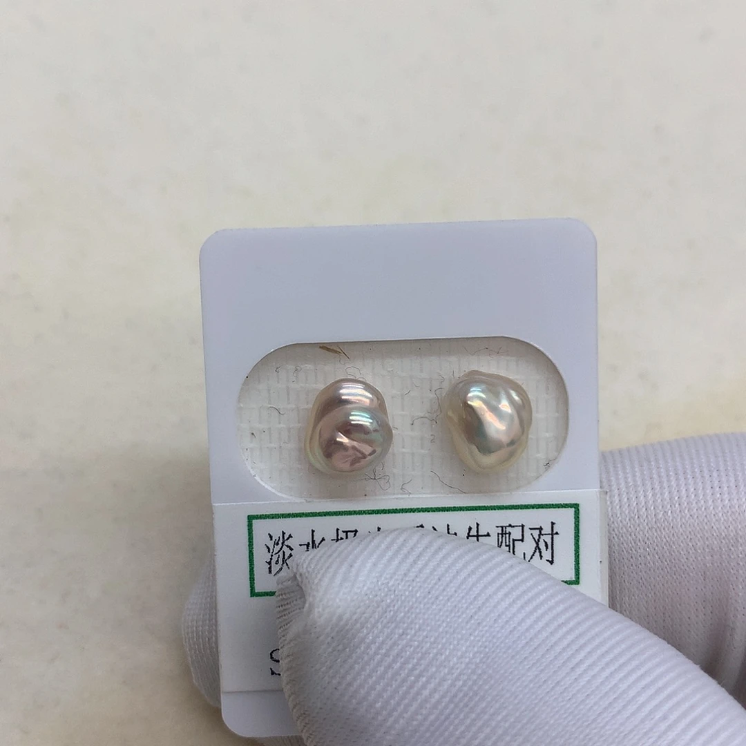 淡水珍珠耳饰未镶嵌定制