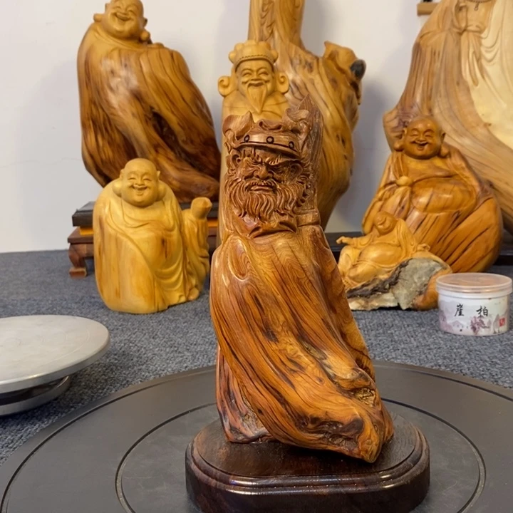 柏木（崖柏）钟馗摆件