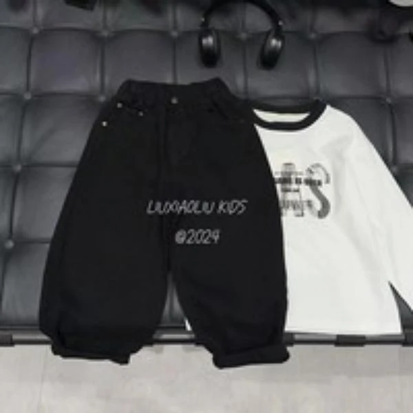 BY LIUXIAOLIU韩版高货秋季儿童休闲裤7476