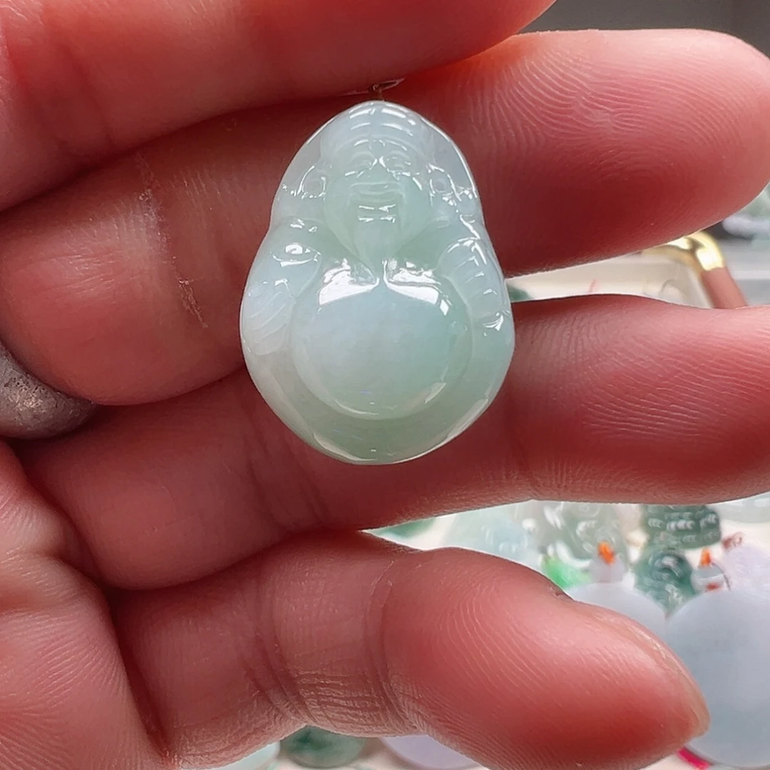 翡翠未镶嵌颈饰吊坠
