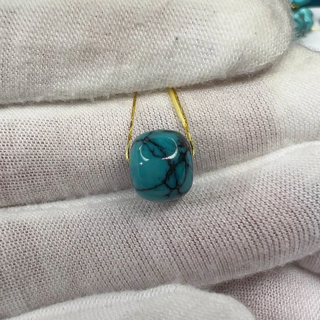 绿松石未镶嵌配饰直径9.6