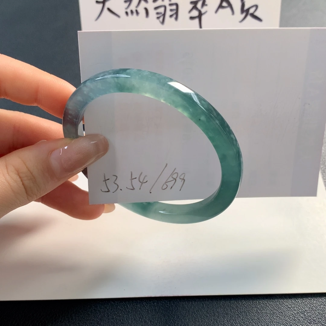 翡翠未镶嵌手镯天然翡翠