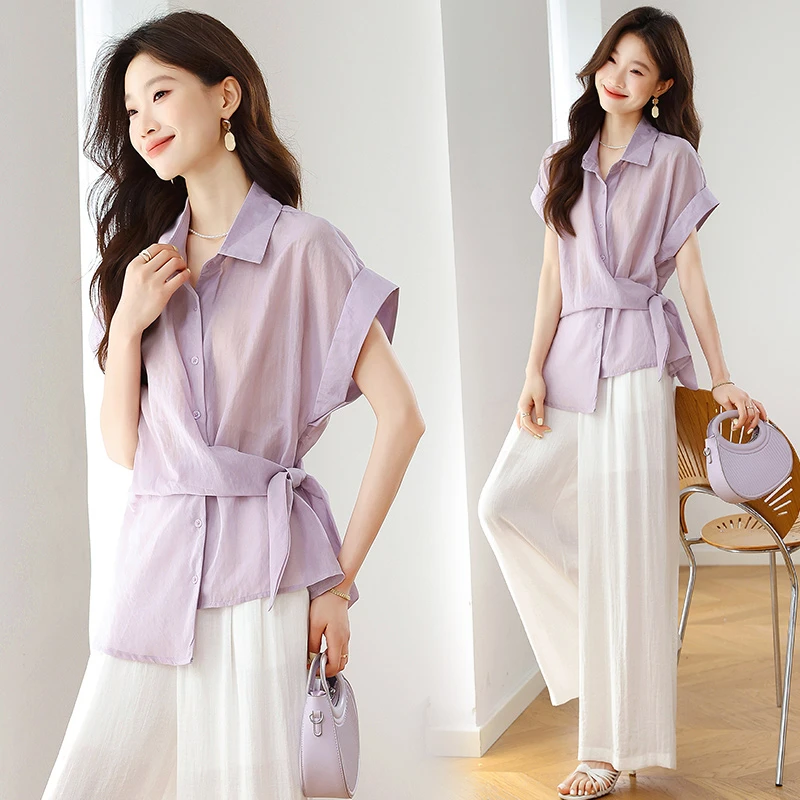 显瘦套装短袖气质洋气时尚休闲2025新款百搭夏季小众宽松两件套