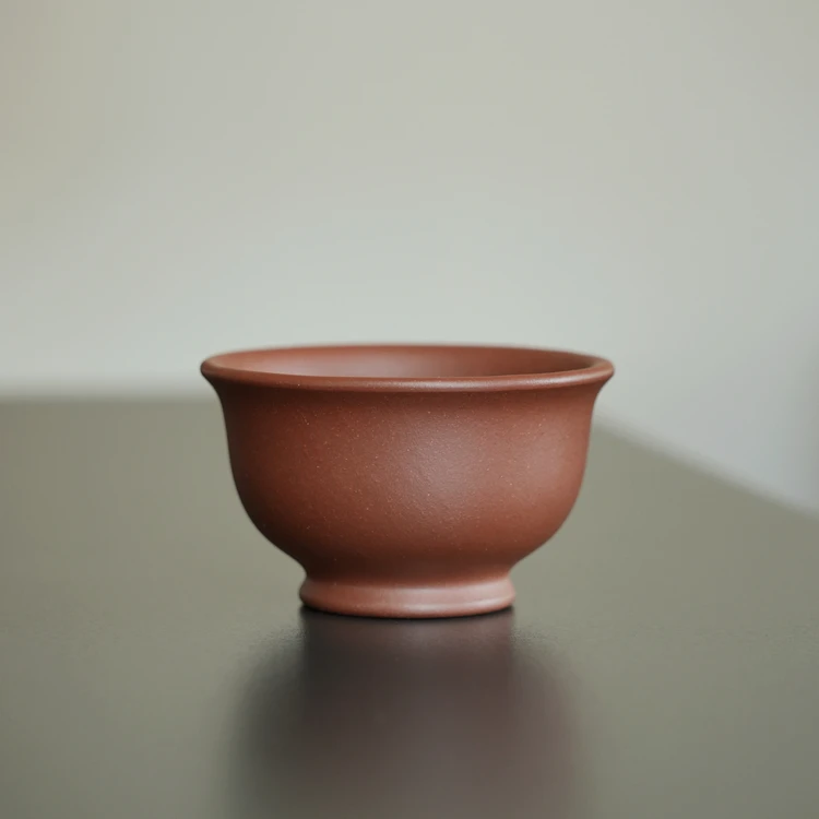 【紫泥杯】矿标级主人杯 80cc 宜兴黄龙山原矿紫砂