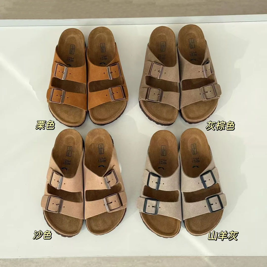 二字拖单层厚皮胶粘鞋青春潮流增高拼色沙滩鞋休闲户外厚底透气