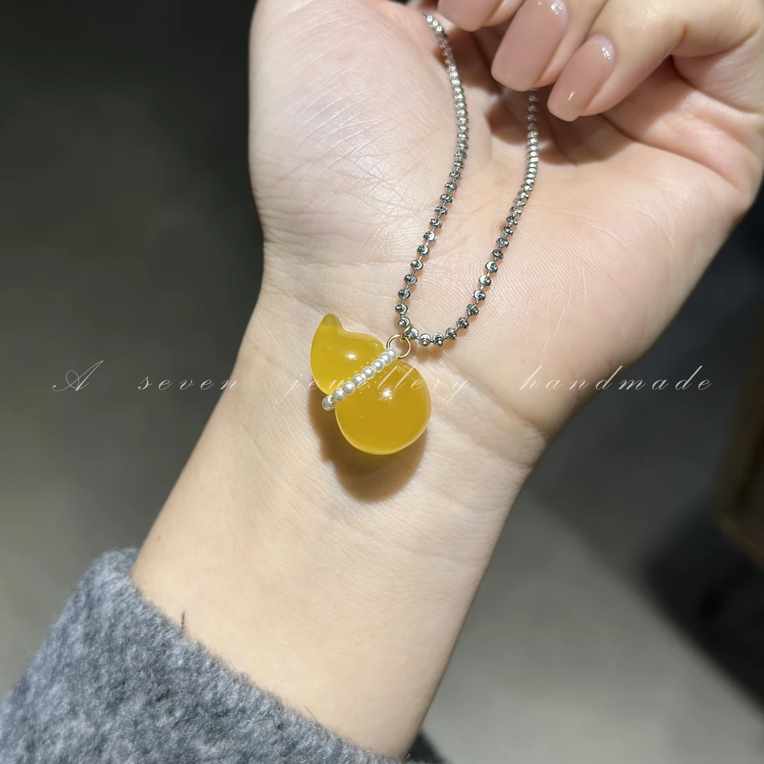 合金项链 A seven 葫芦 福禄 项链