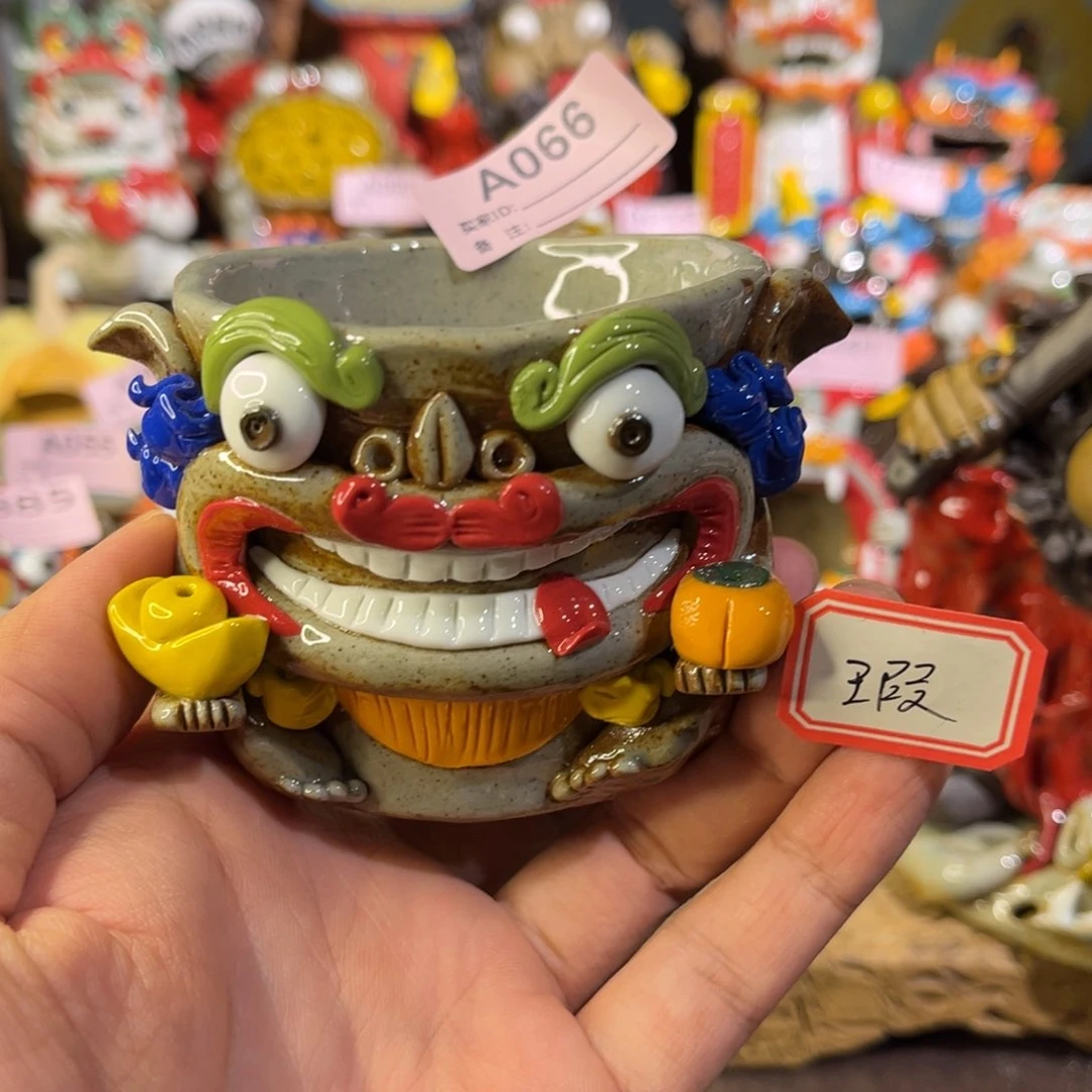 泥塑纯手工茶宠摆件
