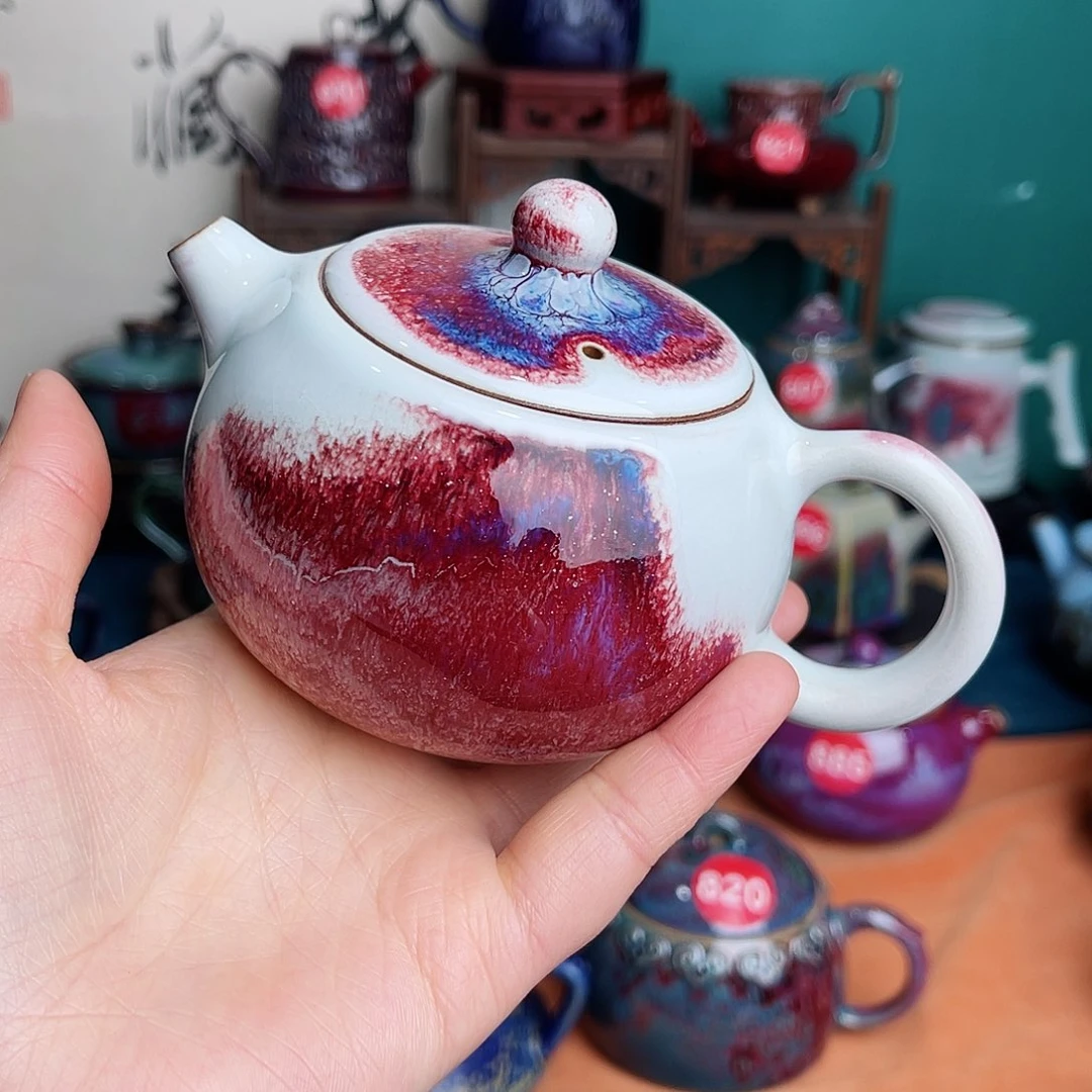 壶j***基钧瓷艺术作品壶