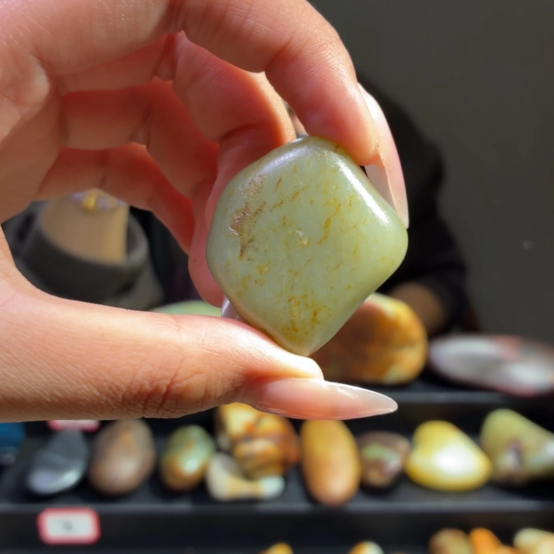 和田玉未镶嵌挂件36.2