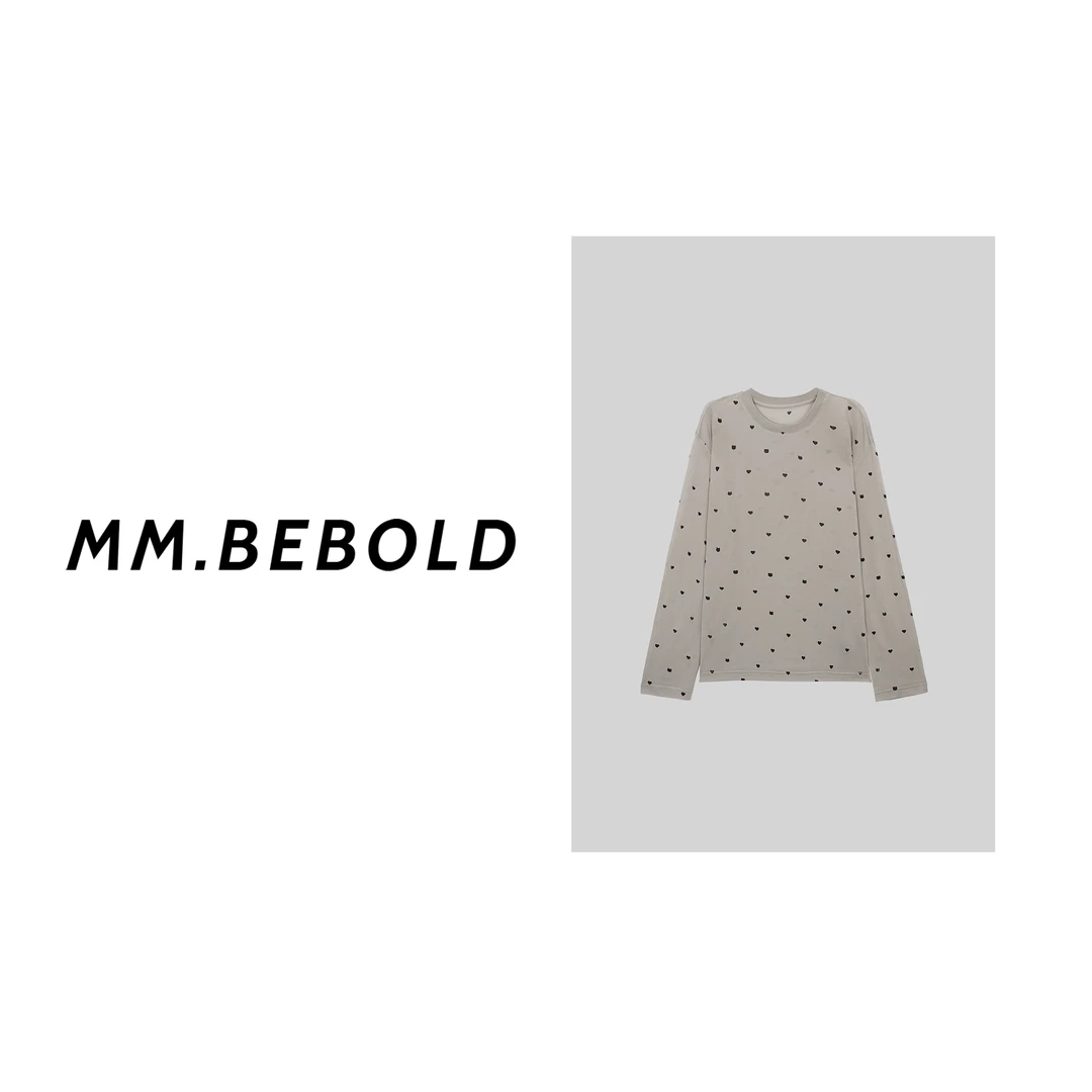 【大大精选】圆领波点长袖T恤LZ10972