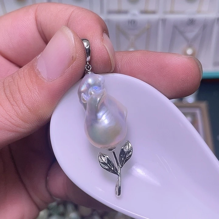颈饰合金淡水珍珠72