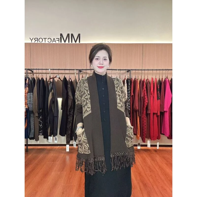 279   麦麦秋冬新款优雅气质宽松休闲外套