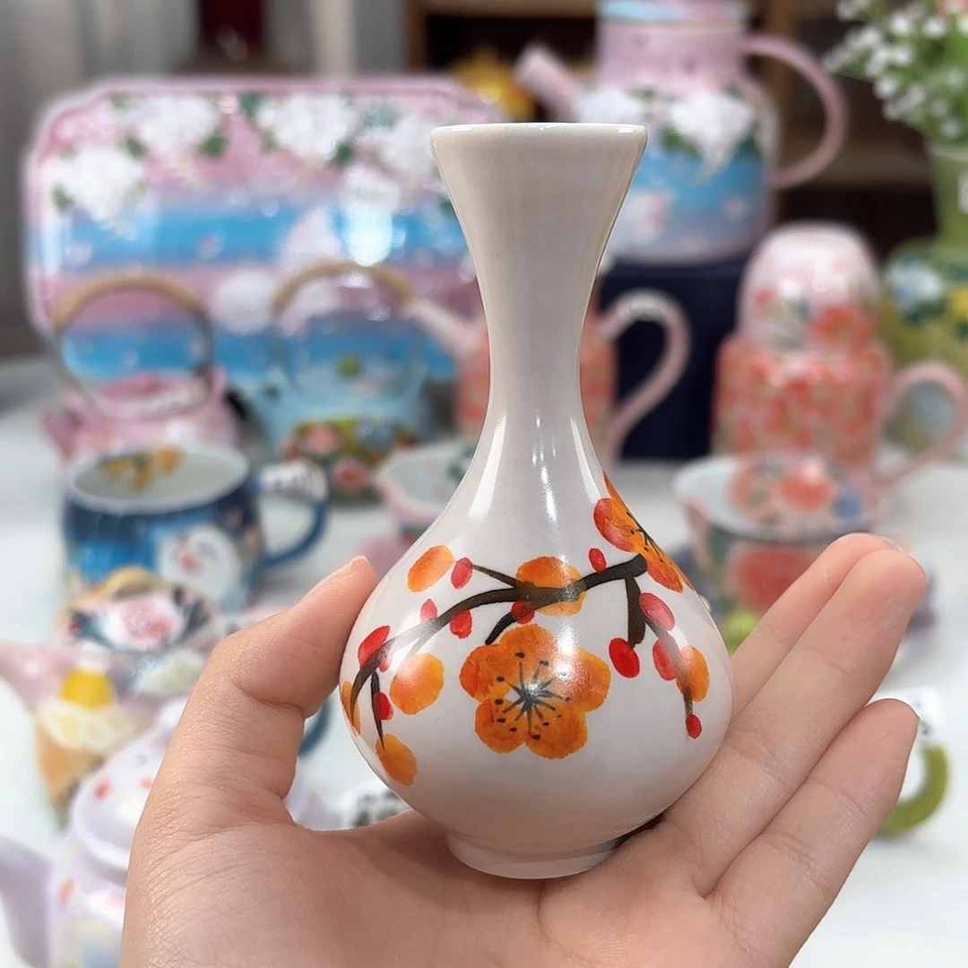 景德镇手绘高温釉下彩陶瓷茶具