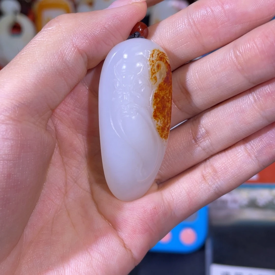 往***。未镶嵌和田玉挂件