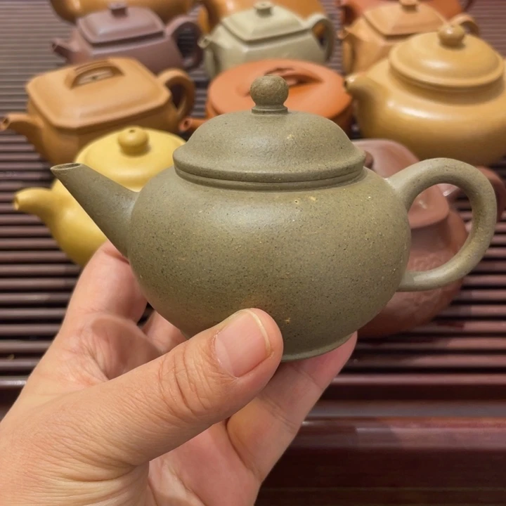 紫砂茶壶黄金段还原烧水平壶