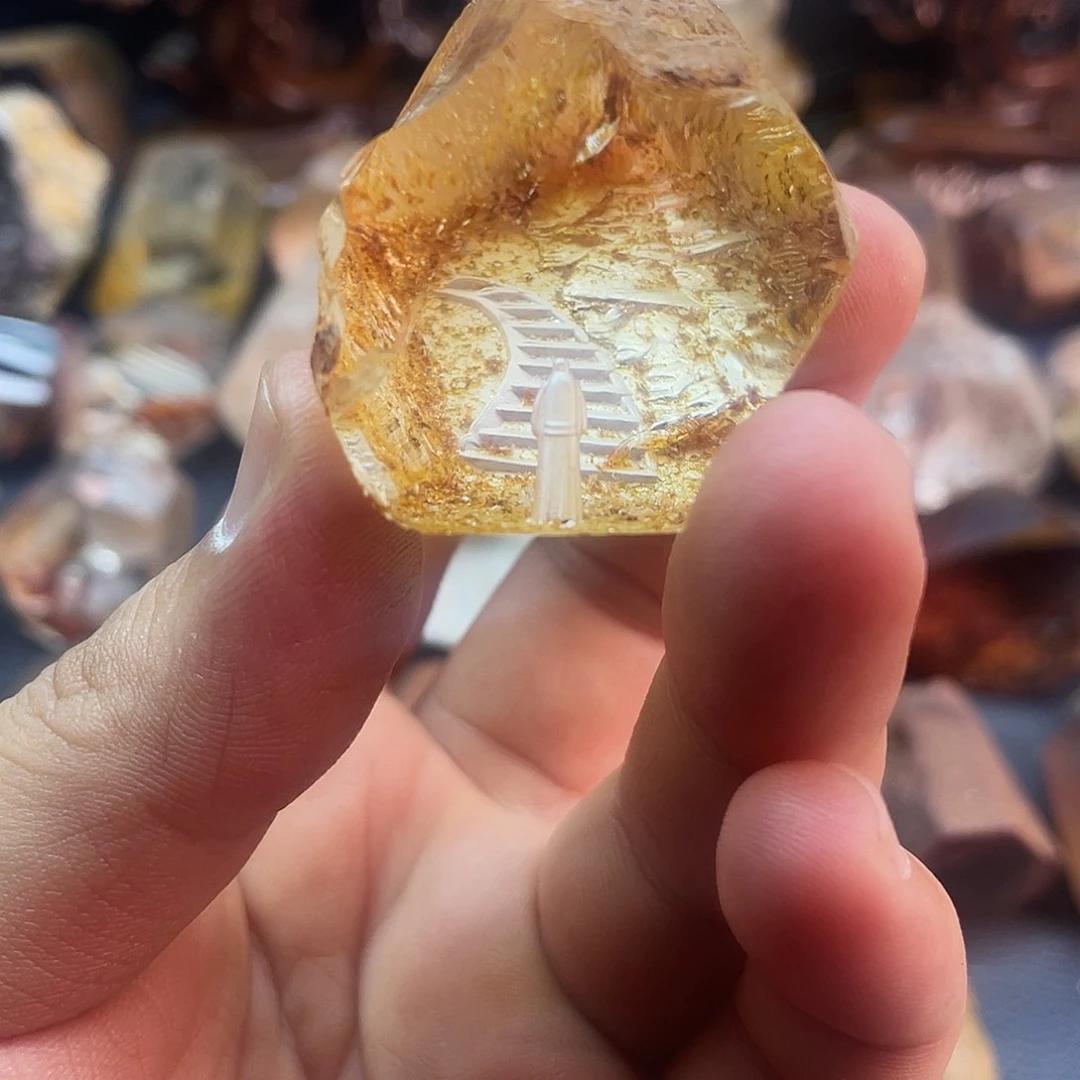 未镶嵌水晶珠宝半成品