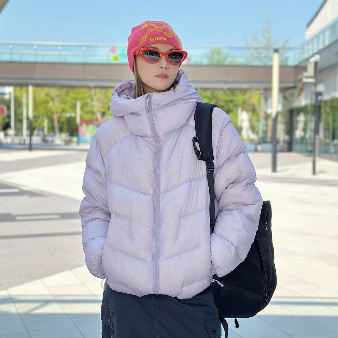 5000GT户外运动登山轻量拒水90白鸭绒保暖防风连帽男女同款羽绒服