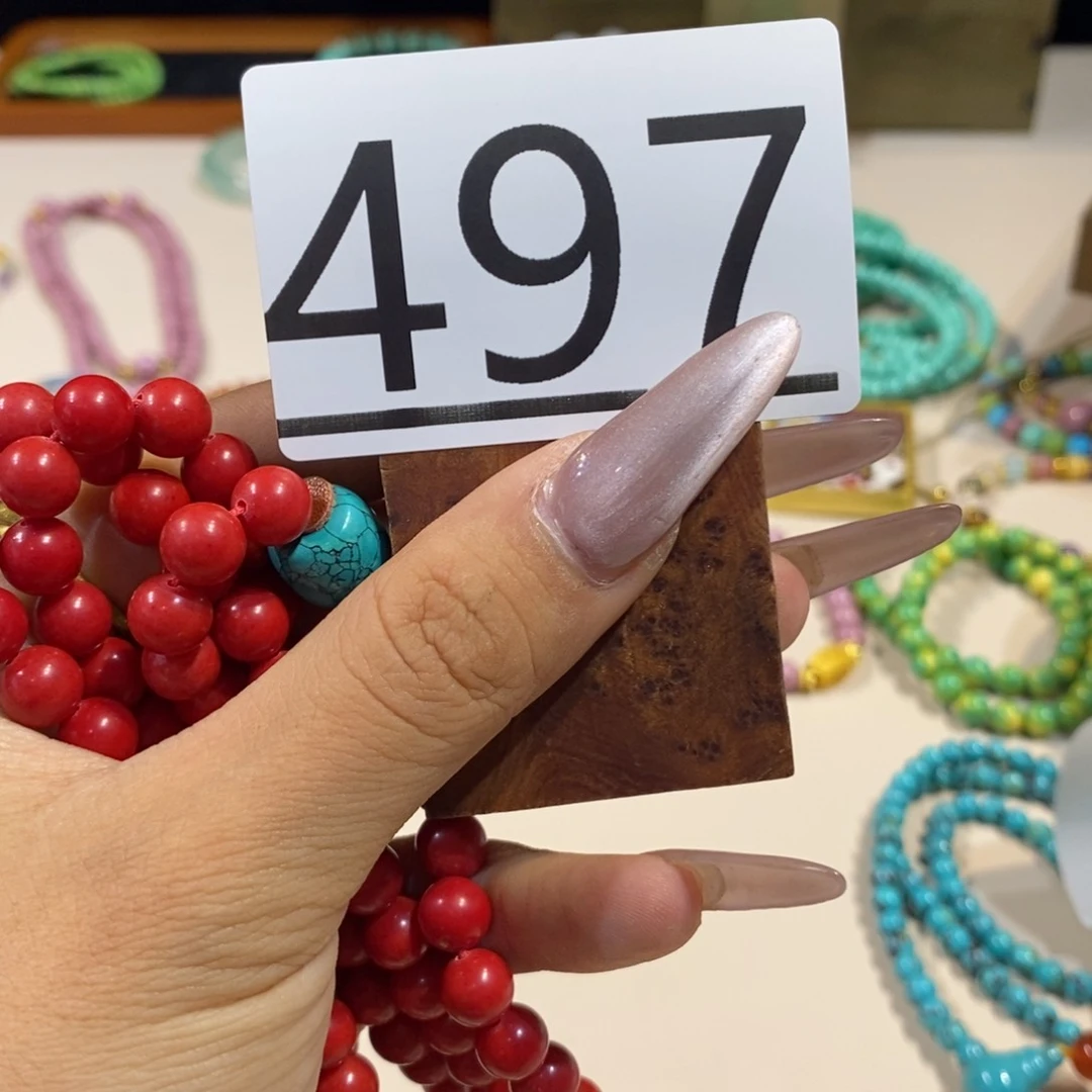 木圆珠圆雕手工串497