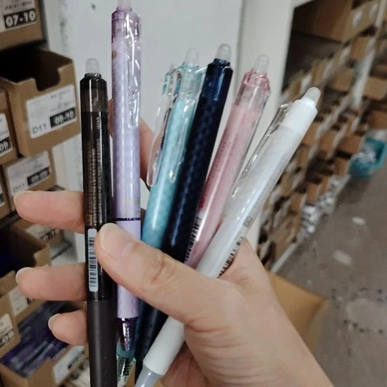 百乐可擦黑色中性笔0.5