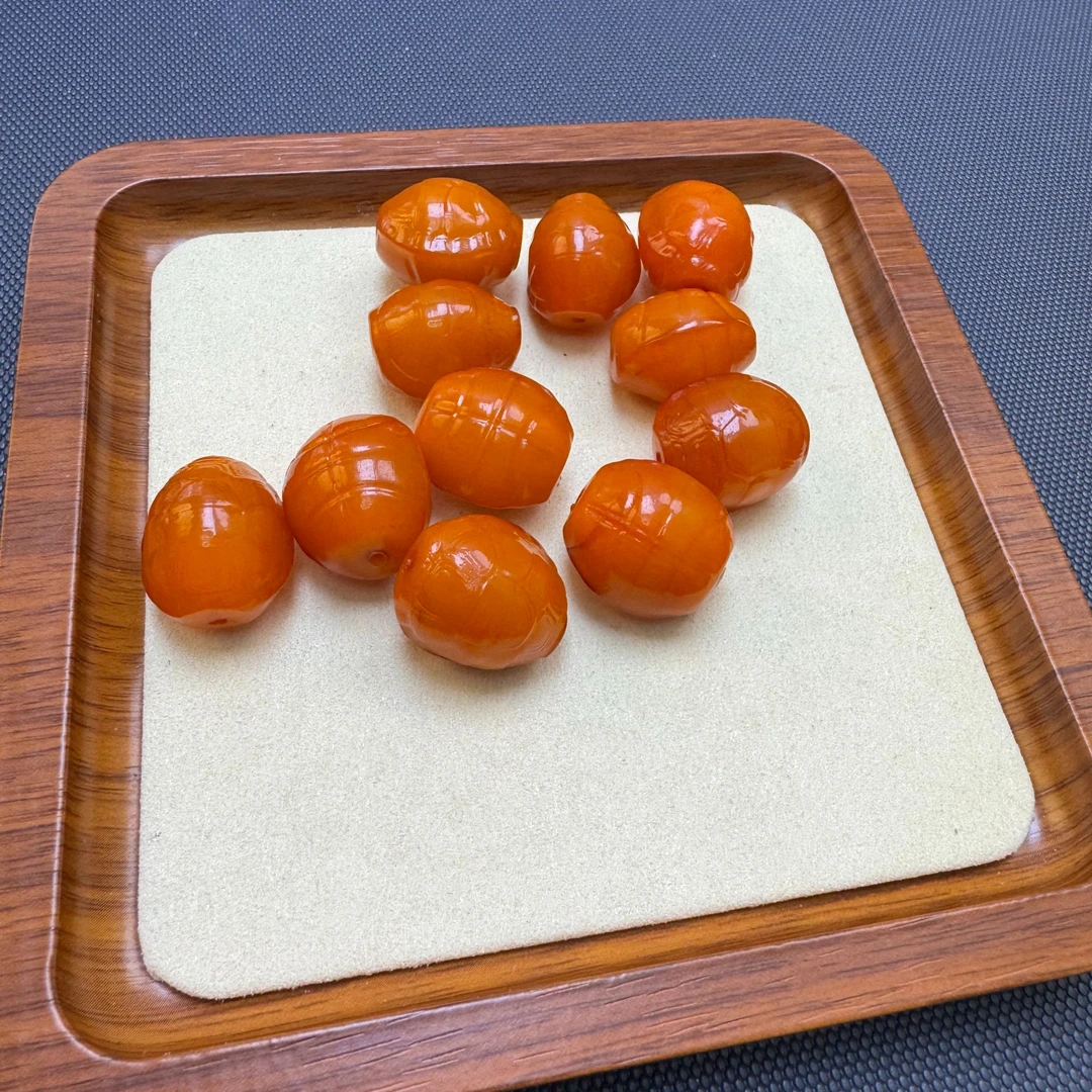 非金属珐琅吊坠 黄色甲甲 单珠吊坠 H107