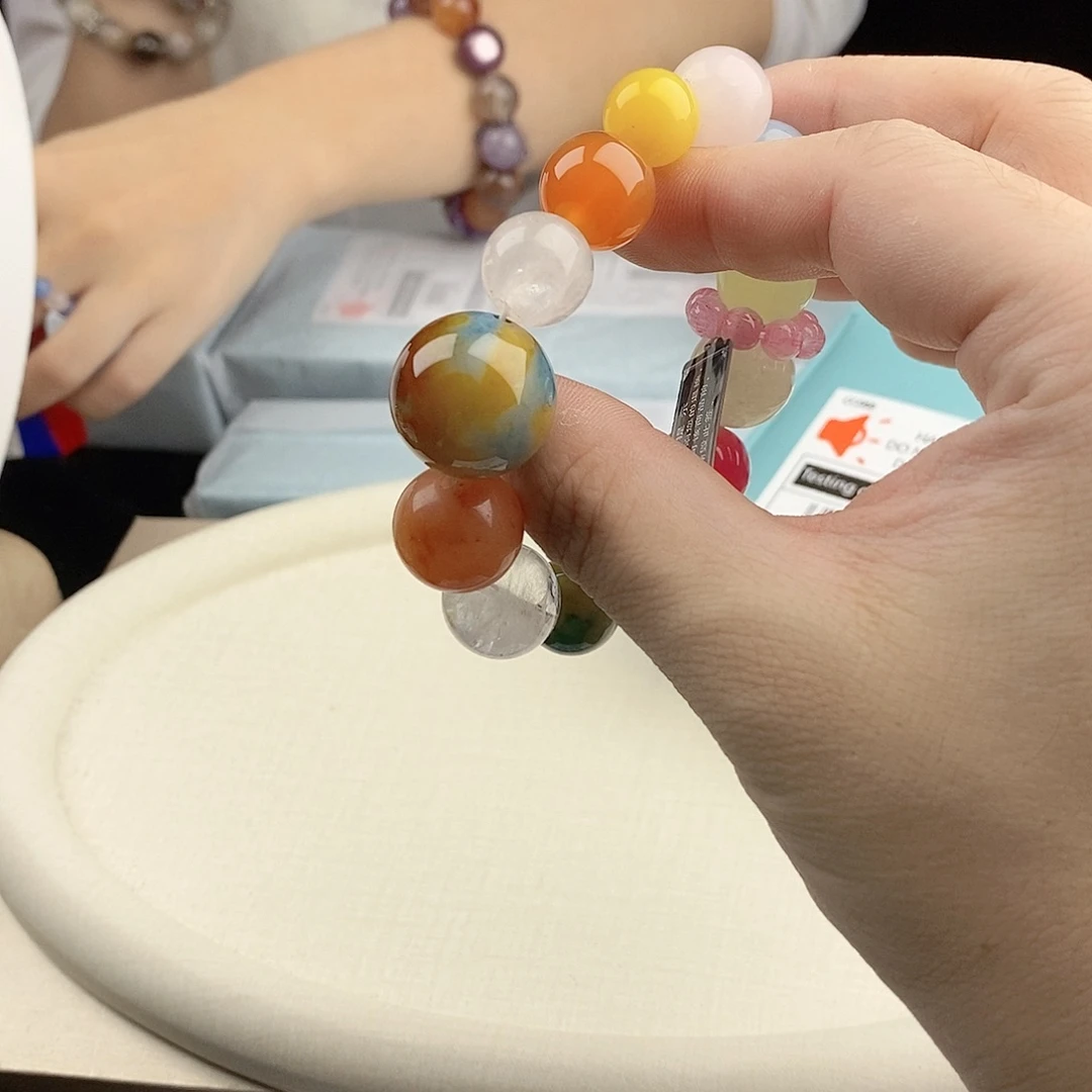 手链银S925镀金镶嵌水晶