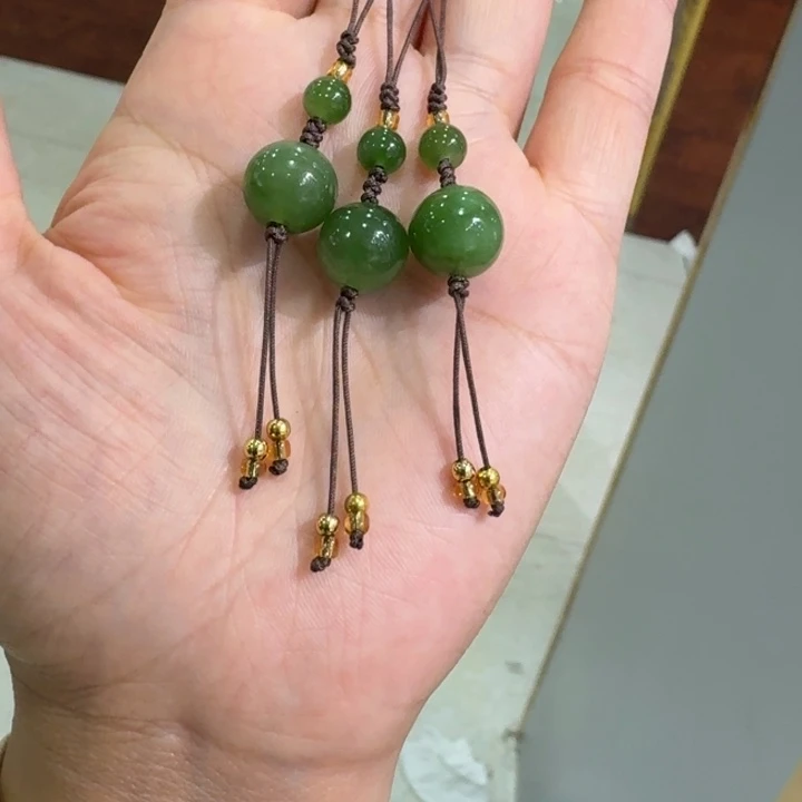 和田玉未镶嵌颈饰拍一发一