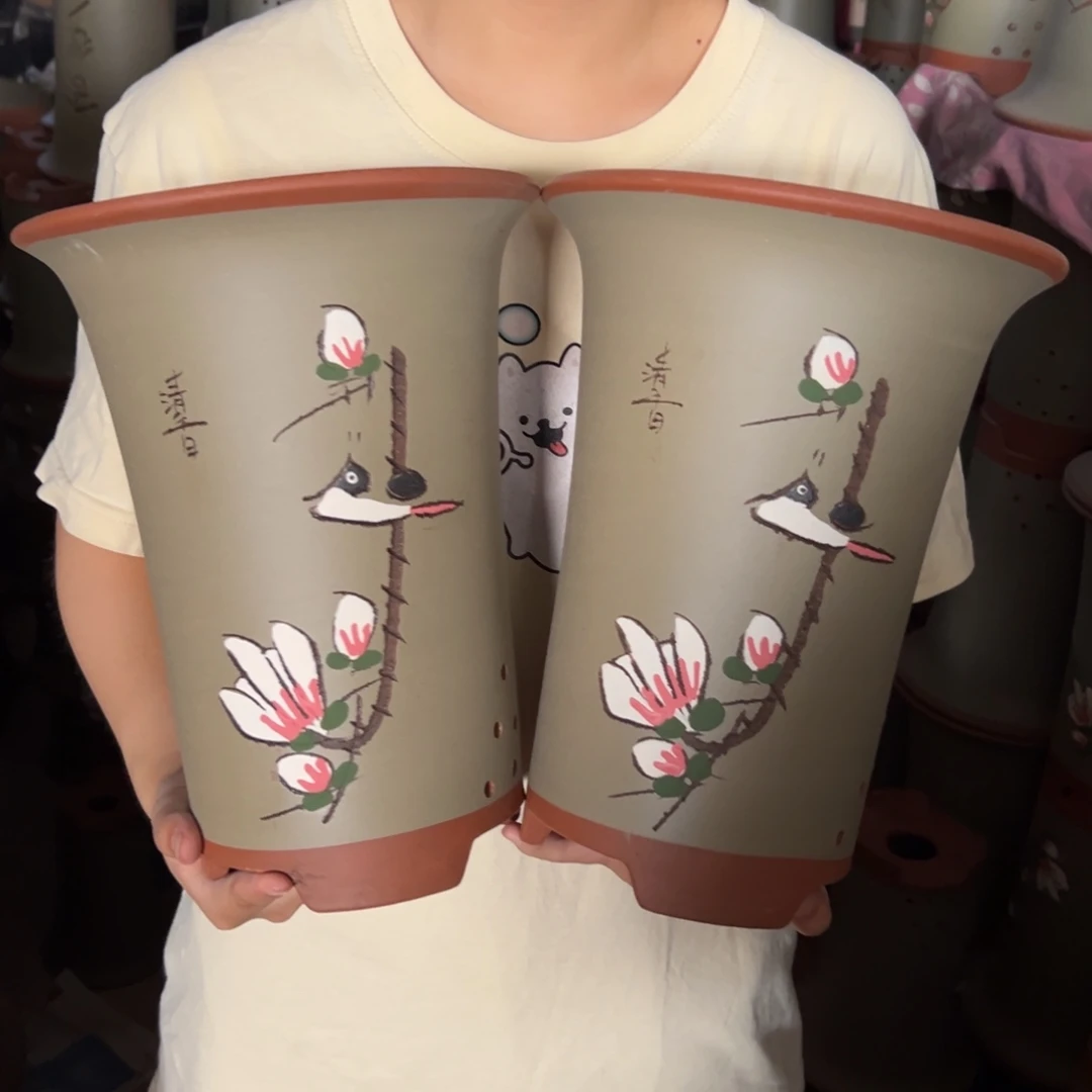 宜兴川阁紫砂花盆