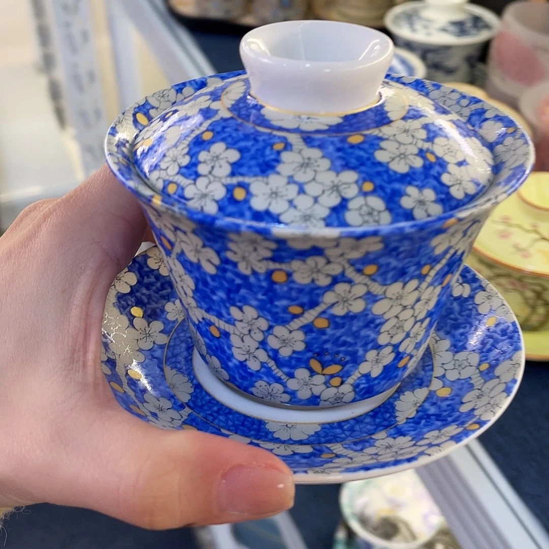 陶景德陶瓷盖碗茶具