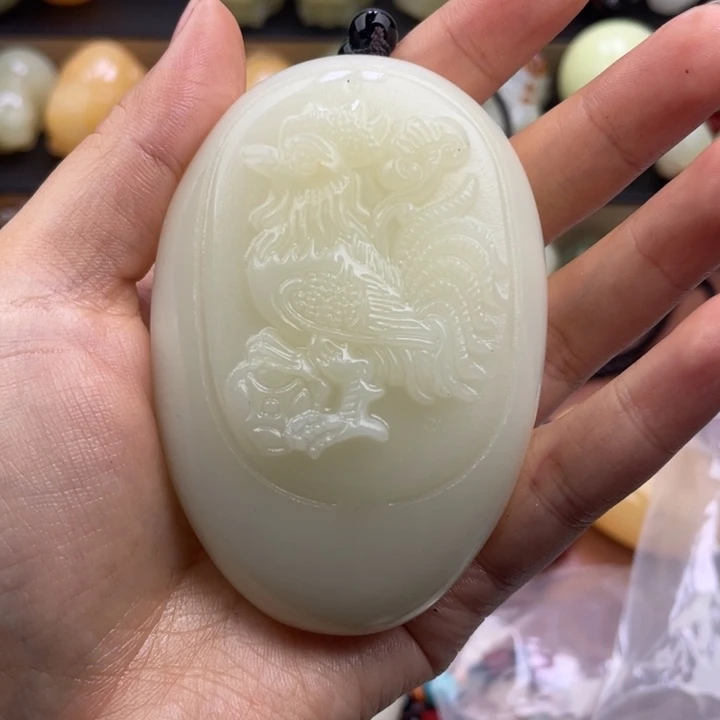 瀚***爷石材天然古青石手把件