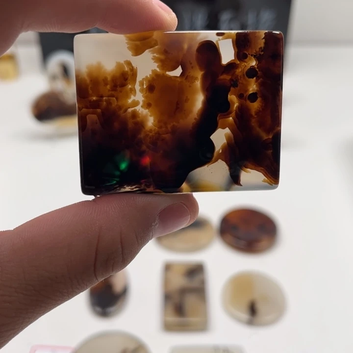 玛瑙/玉髓未镶嵌吊坠(不含链)