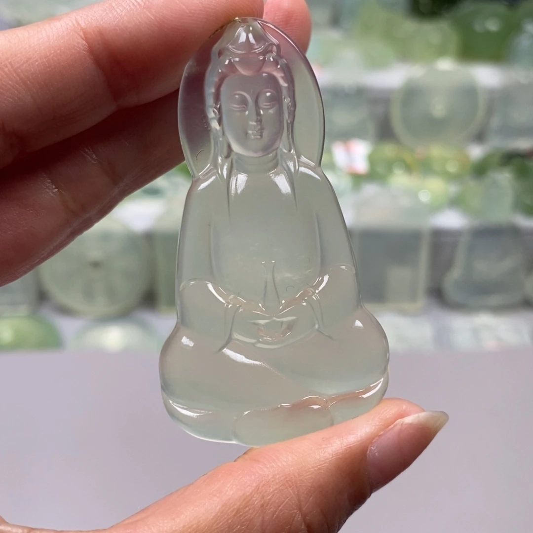ℳ***⁰蛇纹石玉未镶嵌颈饰