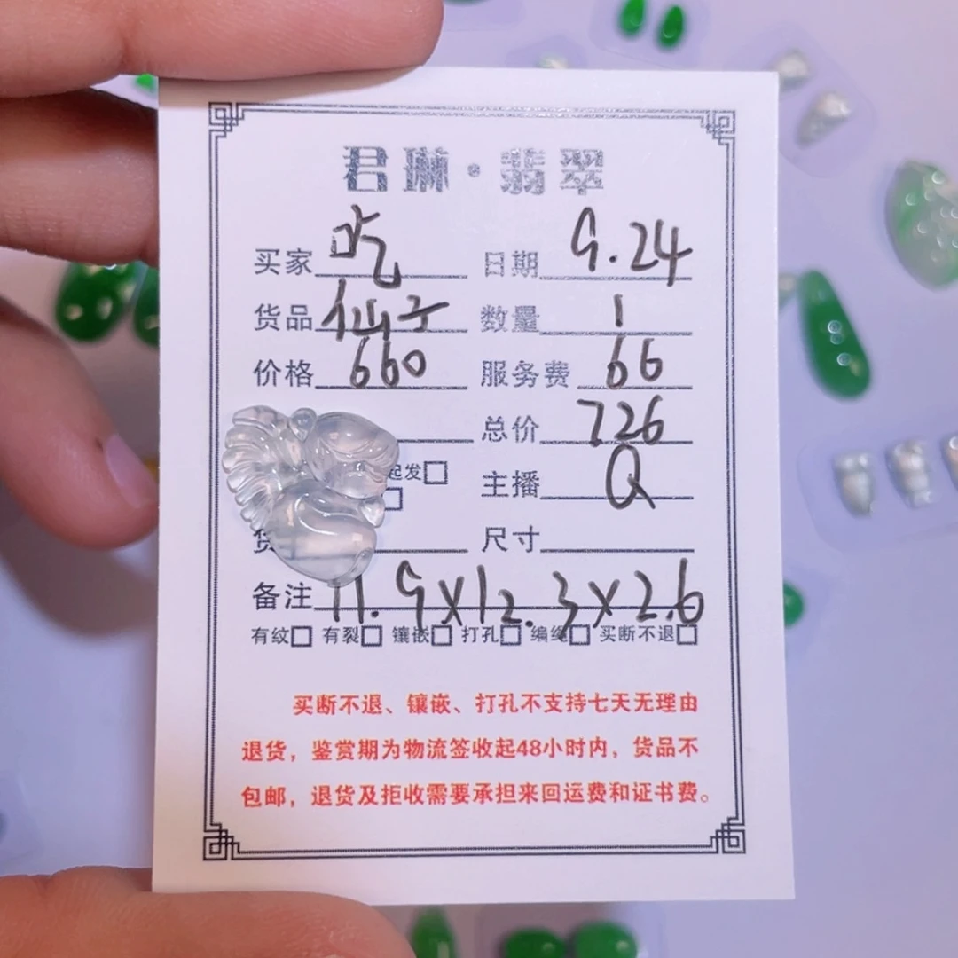 吃***吗颈饰未镶嵌翡翠裸石