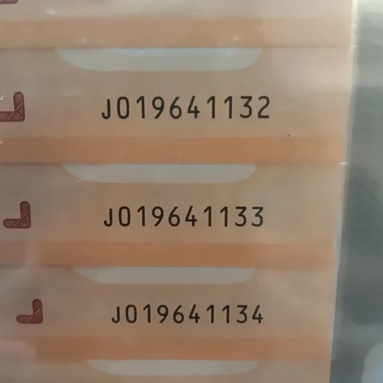 塑料小龙钞龙年年份号标十连 019641131-40  评级