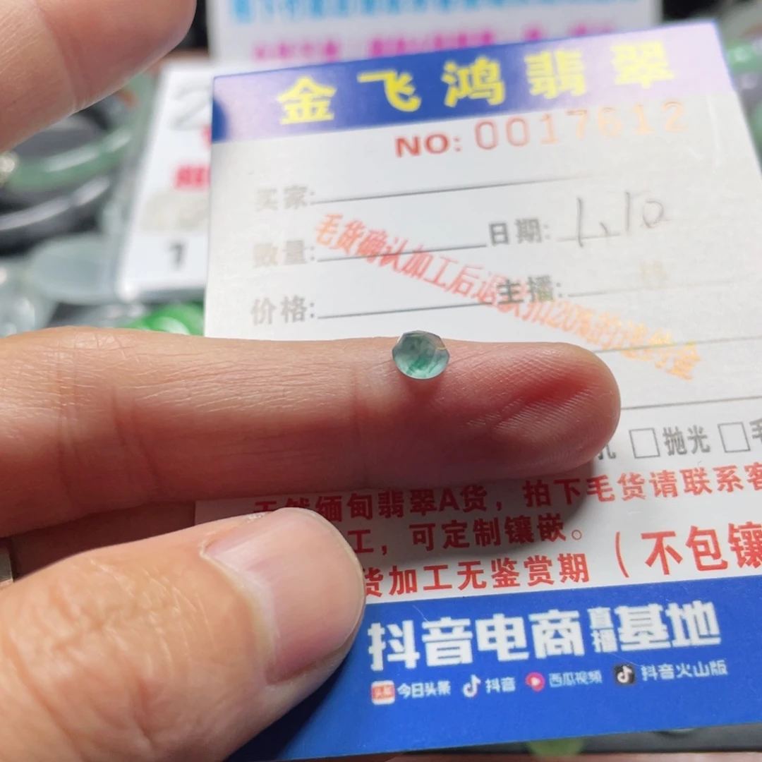 翡翠颈饰未镶嵌宋*翡翠