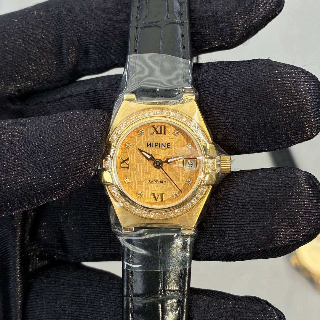 西普/尼女士石英腕表足金手表