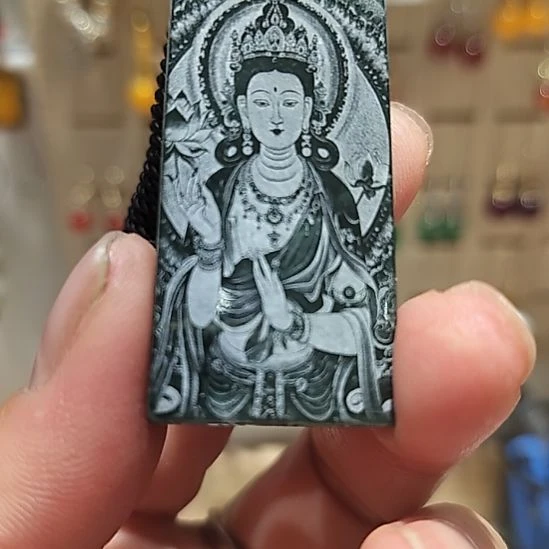 翡翠未镶嵌颈饰天然缅甸翡翠A货吊坠