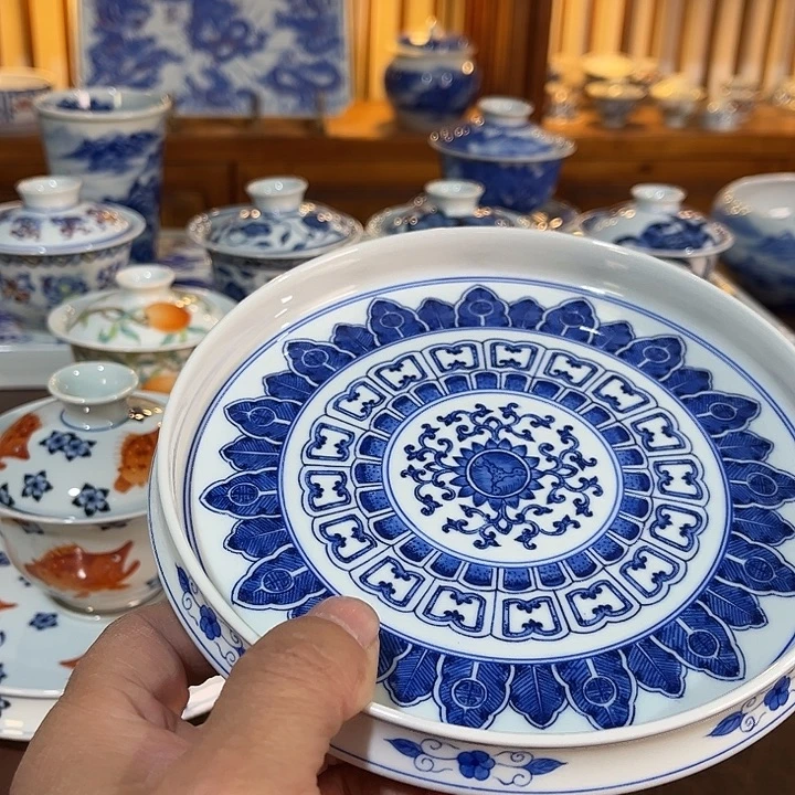 錡镇堂手工手绘壶承